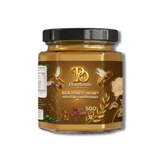 Raw Forest Honey 500g | Pure Unprocessed Organic Honey | No Added Sugar | Pranadaha Organic