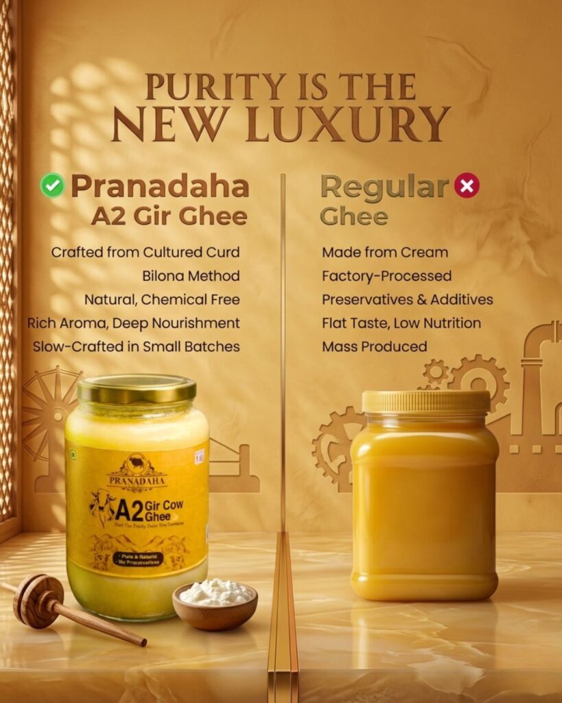 What is A2 Ghee? 7 Powerful Benefits & Bilona Method Guide - Pranadaha Organic A2 Gir Cow Ghee - Pranadaha Organic